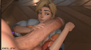 GelzyTracer 与扶她Brigitte 激情缠绵后的极致高潮体验